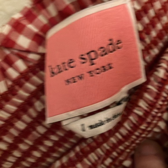 Kate Spade Gingham Sun-kissed Maxi Dress Spaghetti Straps NWT - Picture 7 of 9